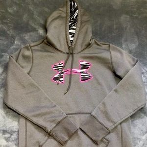 Gray Under Armour Hoodie